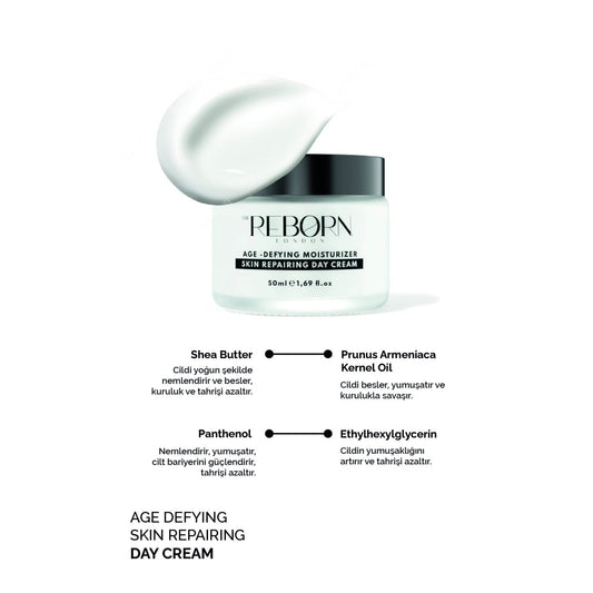 Gündüz Kremi Yaşlanma Karşıtı Nemlendirici ve Cilt Onarıcı - The Reborn London