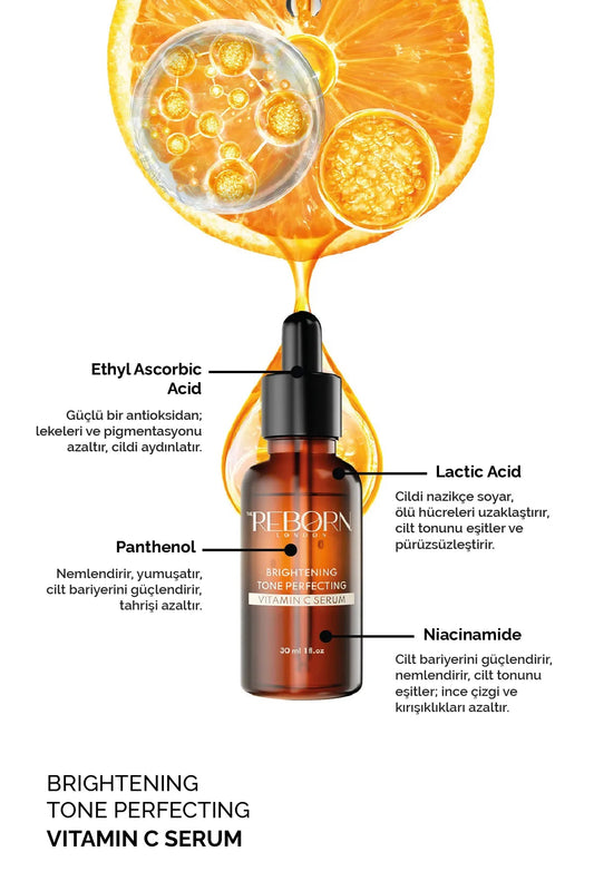 Vitamin C Aydınlatıcı Nemlendirici Ve Yaşlanma Karşıtı Serum - The Reborn London