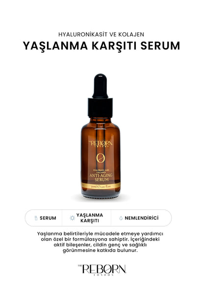 Hyaluronik Asit Ve Kolajen Yaşlanma Karşıtı Serum