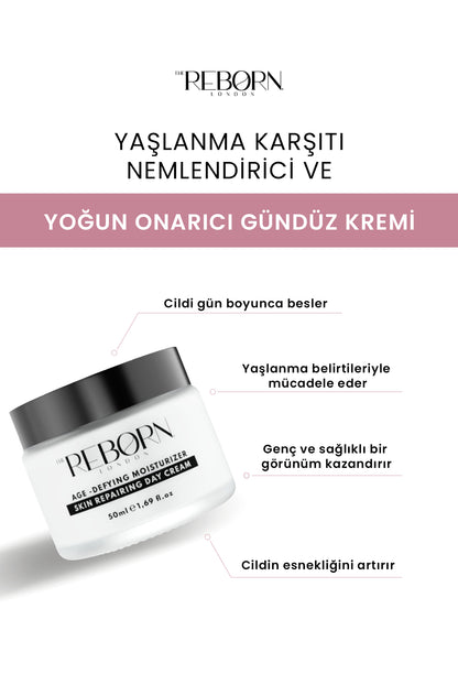 Gündüz Kremi Yaşlanma Karşıtı Nemlendirici ve Cilt Onarıcı