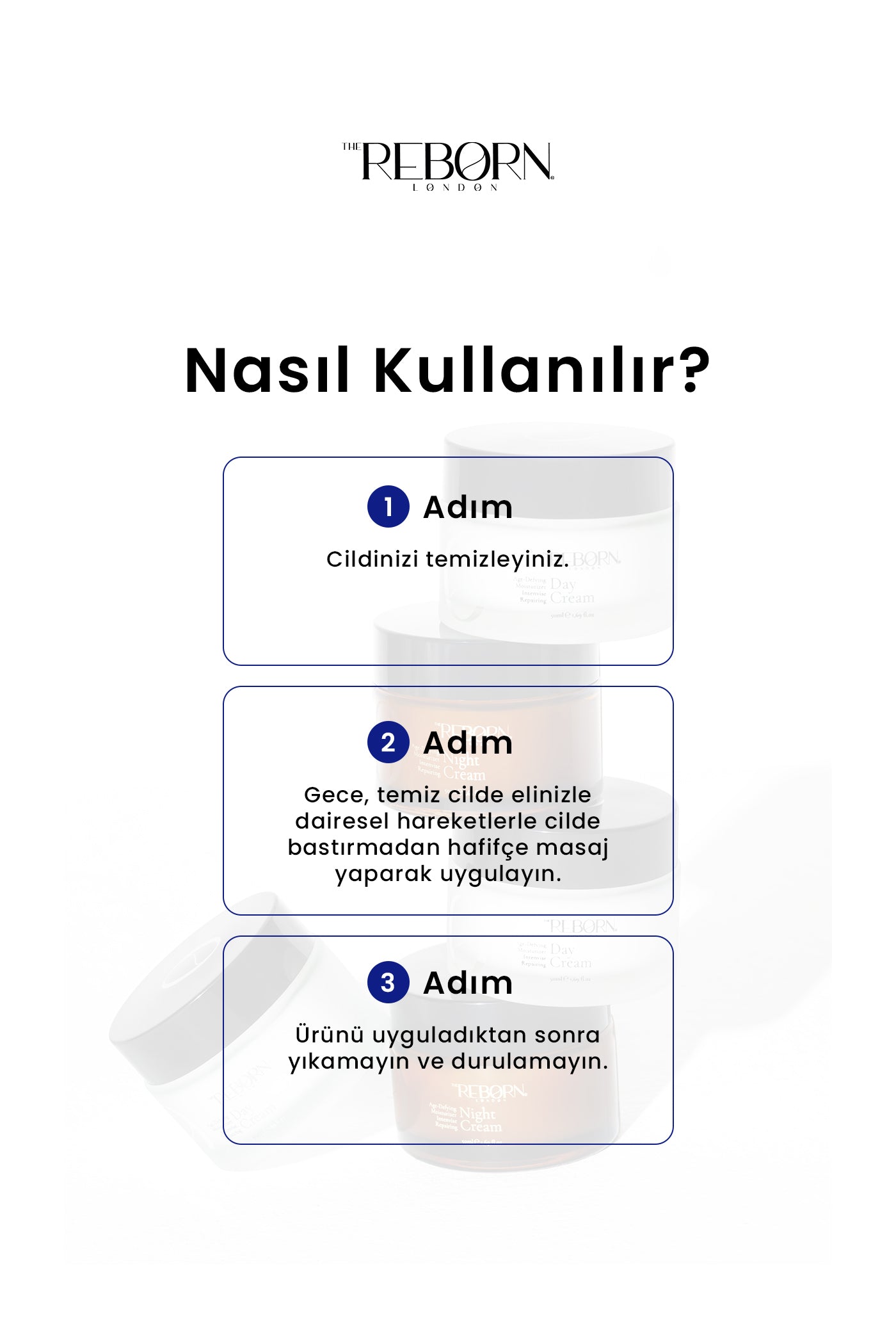 Gece Kremi Yaşlanma Karşıtı Nemlendirici ve Yoğun Onarıcı