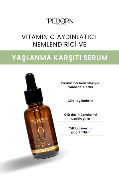 Vitamin C Aydınlatıcı Nemlendirici Ve Yaşlanma Karşıtı Serum
