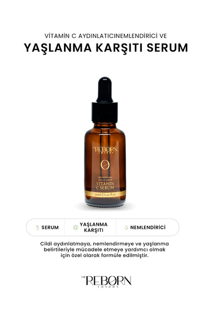 Vitamin C Aydınlatıcı Nemlendirici Ve Yaşlanma Karşıtı Serum